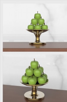 家具广告青苹果模型