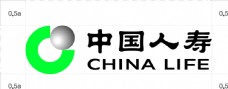国际知名企业矢量LOGO标识中国人寿标识使用规范