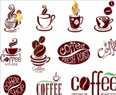 潮流素材咖啡标志