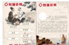 水墨中国风中医宣传单海报
