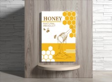 画册设计蜂蜜海报