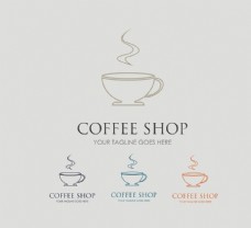 咖啡杯茶矢量图