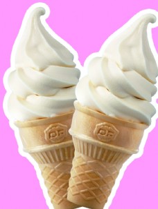 冰淇淋海报甜筒冰淇淋