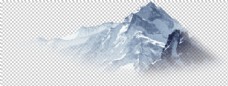 山峰雪山自然生态海报素材