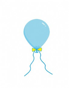 手绘矢量气球插画素材元素