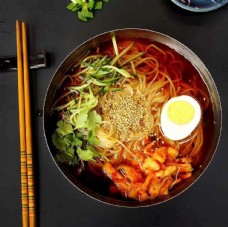 图片素材韩式冷面面食