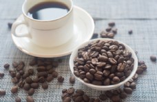 咖啡杯咖啡咖啡豆