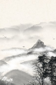 远山中国风背景