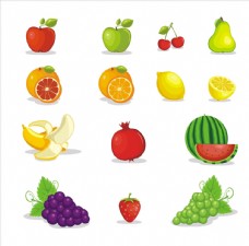 水果展板矢量水果
