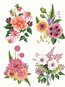 画册设计花团花