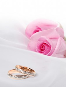 粉玫瑰戒指