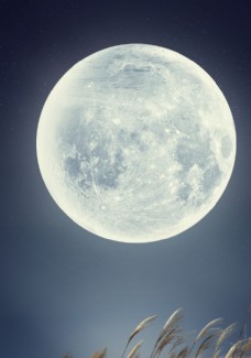 月球表面中秋月球