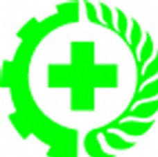 企业LOGO标志安全生产标志绿十字安全