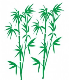 树林矢量竹子