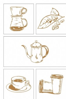 咖啡机咖啡豆杯手冲孔壶工具
