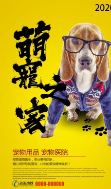 宠物狗萌宠之家宣传海报设计