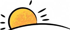 卡通菠萝太阳