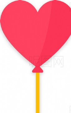 七夕情人节爱心气球