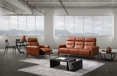 多人沙发沙发素材沙发抠图北欧家具
