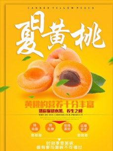 蔬果海报黄桃