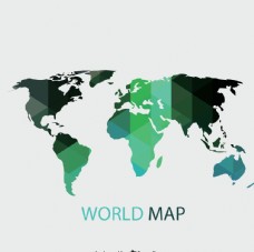 psd源文件几何世界地图