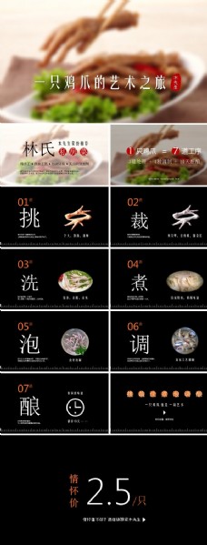 中华文化美食PPT