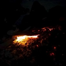 木柴篝火火堆