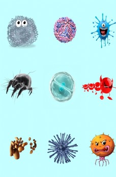 
                    病毒细菌素材图片
