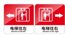 
                    电梯指引标识牌图片
