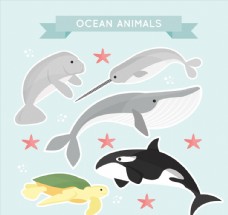 动物创意创意海洋动物图片