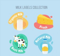 
                    牛奶标签设计图片

