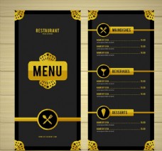 
                    金色餐馆菜单图片
