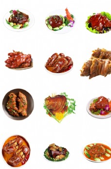 图片素材卤猪脚美食素材图片