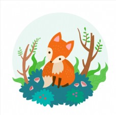 
                    可爱森林狐狸图片
