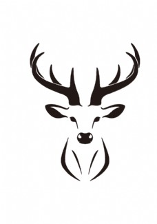 
                    鹿剪影 鹿logo图片

