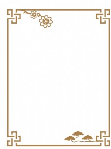 
                    古典梅花边框图片
