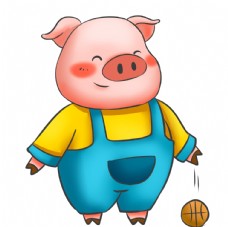 猪矢量素材卡通猪手绘猪图片