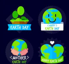 
                    世界地球日标签图片
