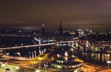 
                    城市 夜景 高架图片
