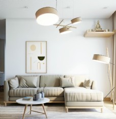 欧式家具北欧客厅室内设计图片
