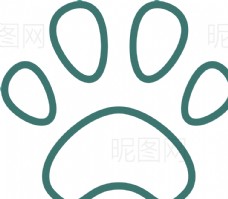 宠物狗爪印图片