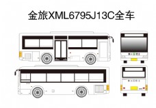 
                    金旅XML6795J13C全车图片
