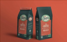 咖啡食品包装样机图片