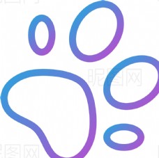 宠物医院宠物脚印图片