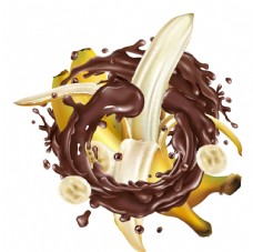 
                    香蕉巧克力图片

