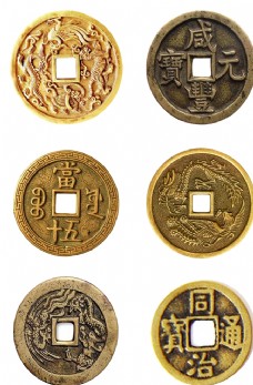 金币铜钱素材图片