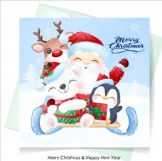 促销广告卡通圣诞节图片