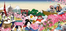 日本风情日本传统风情人物事物图片