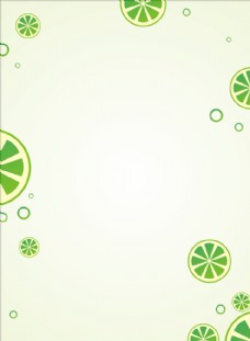 爱上绿色水果生鲜广告背景图片
