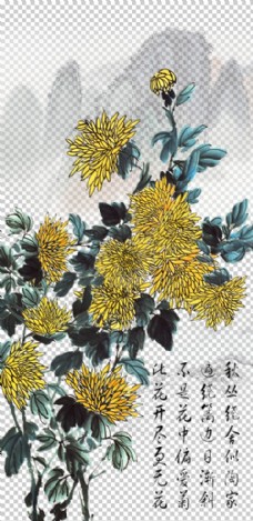 传统节日菊花素材图片